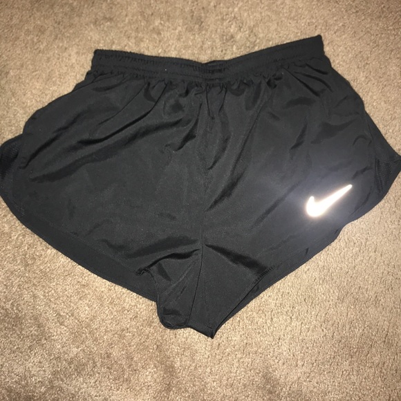 nike split running shorts